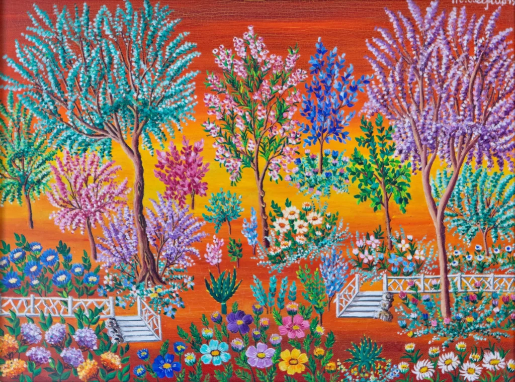 Senza titolo, 197? - olio su tela - cm 30x40