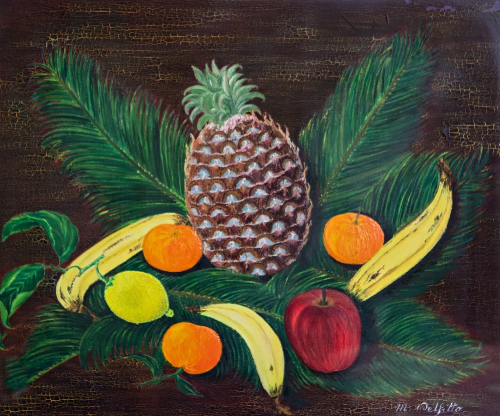 "Natura morta", 1967 - olio su tela - cm 50x60