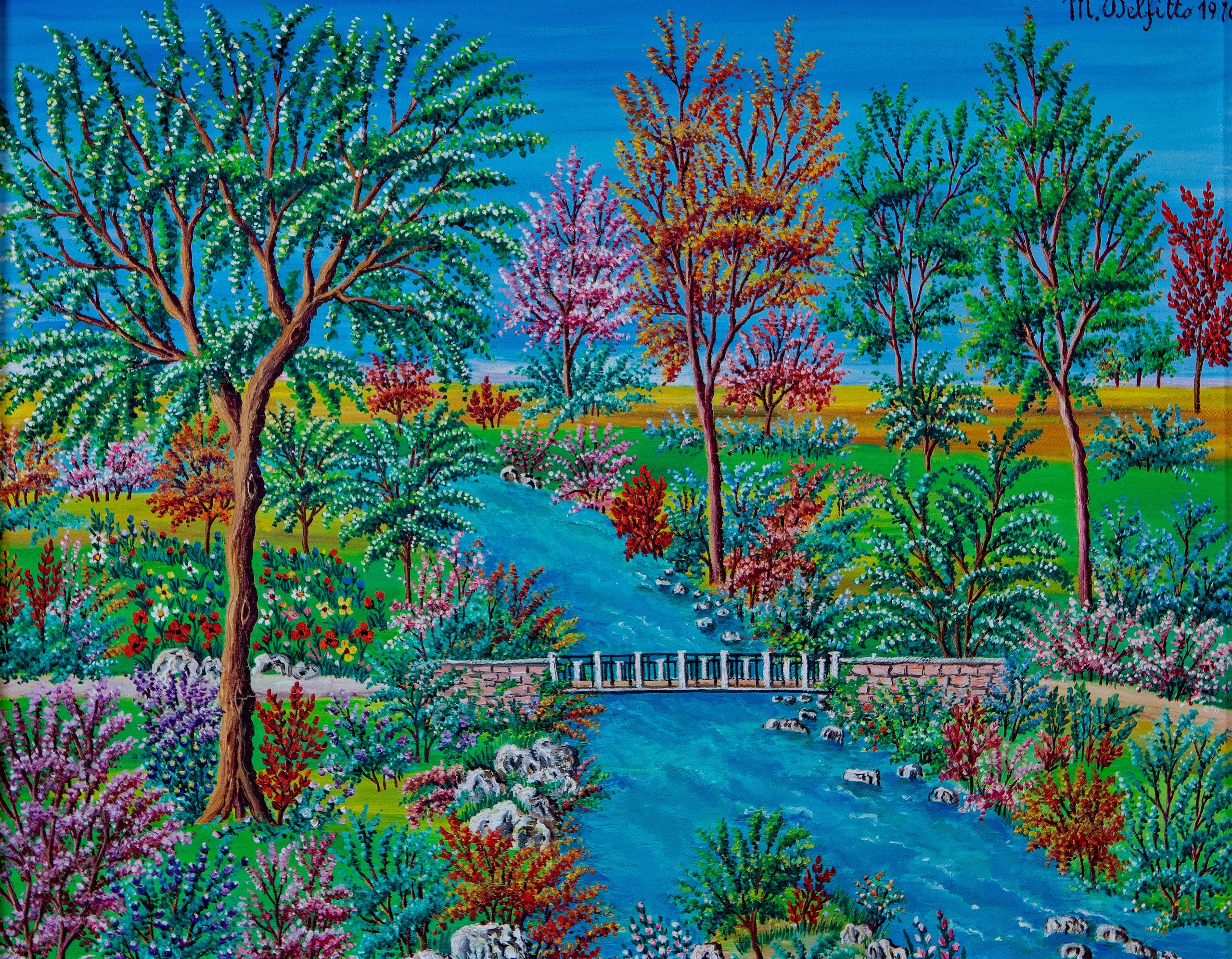 Ruscello in campagna