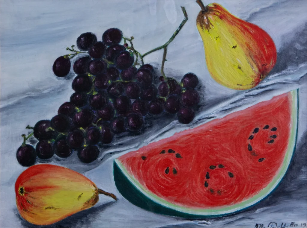 "Natura morta" (secondo quadro), 1965 - olio su tela - cm 30x40