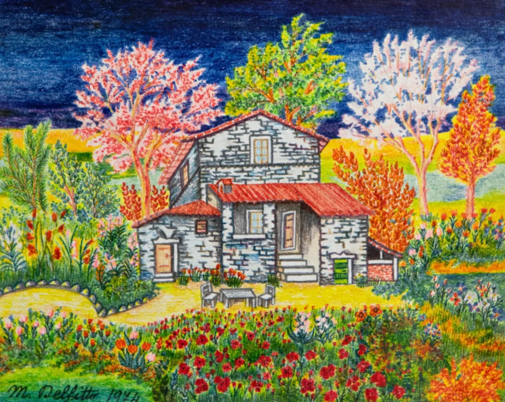 Senza titolo, 1974 - pennarelli a spirito su carta - cm 16x23