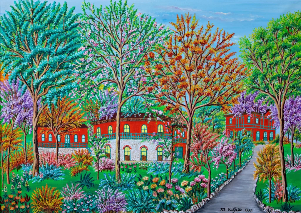 "Paesaggio ligure", 1977 - olio su tela - cm 50x70