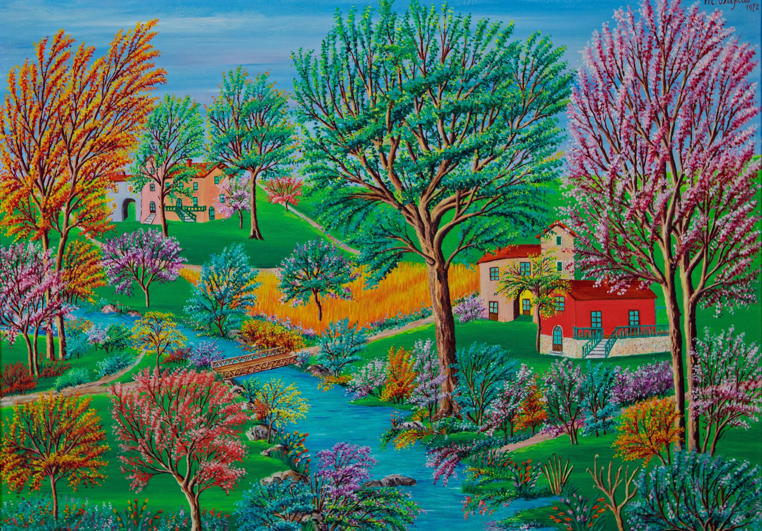 Ruscello in campagna