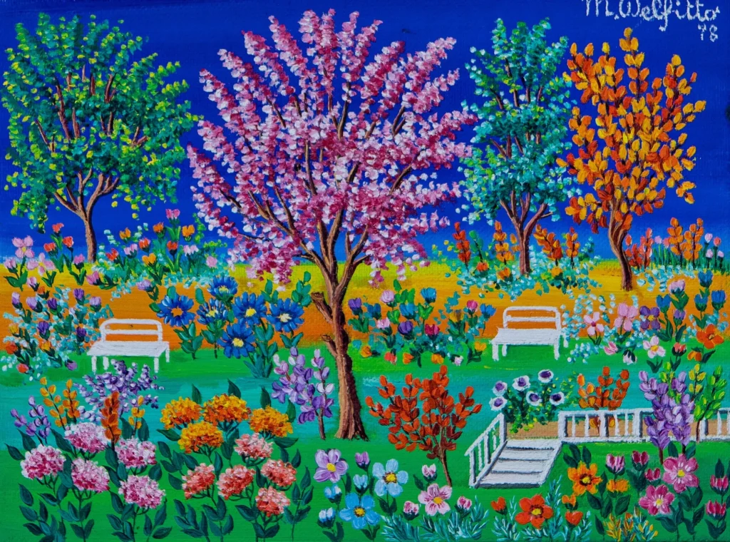 Senza titolo, 1978 - olio su tela - cm 15x20