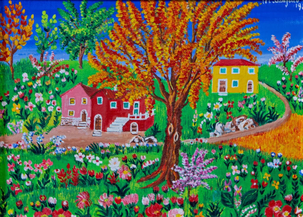 Senza titolo, 1983 - acrilico su tela - cm 18x24